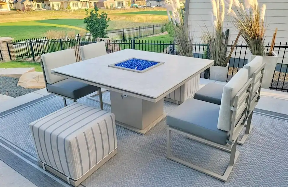 Fire Pit Dining Table 2 Fire Pit Dining Table - Image 2