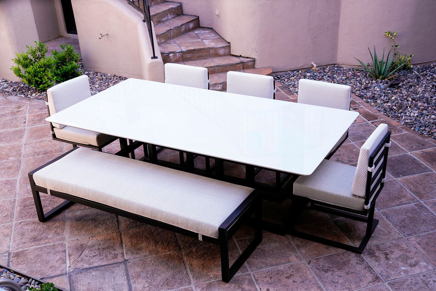 Dining Bench w/ No Arms 4 Dining Bench w/ No Arms - Image 4