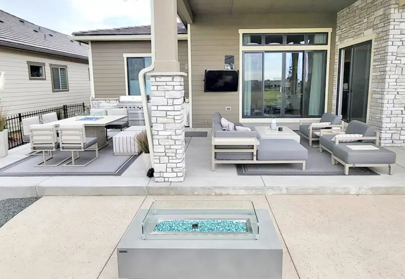 Fire Pit Dining Table 3 Fire Pit Dining Table - Image 3